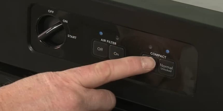 Trash Compactor Reset Button