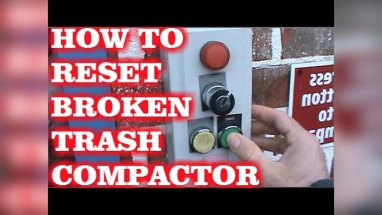How to Reset a Trash Compactor