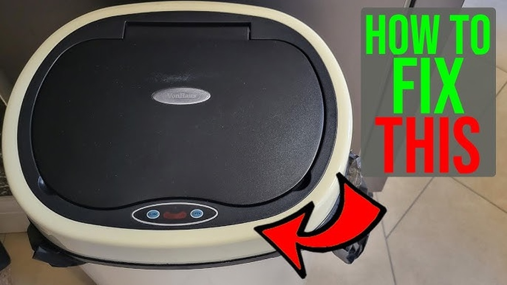I Touchless Garbage Can Lid Not Working