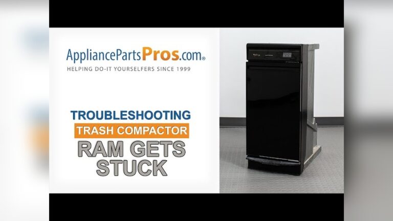 Trash Compactor Stuck Closed