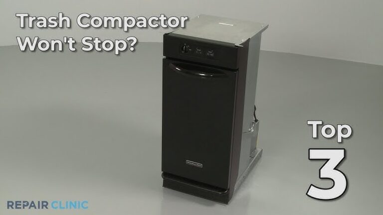 Trash Compactor Won'T Stop Running